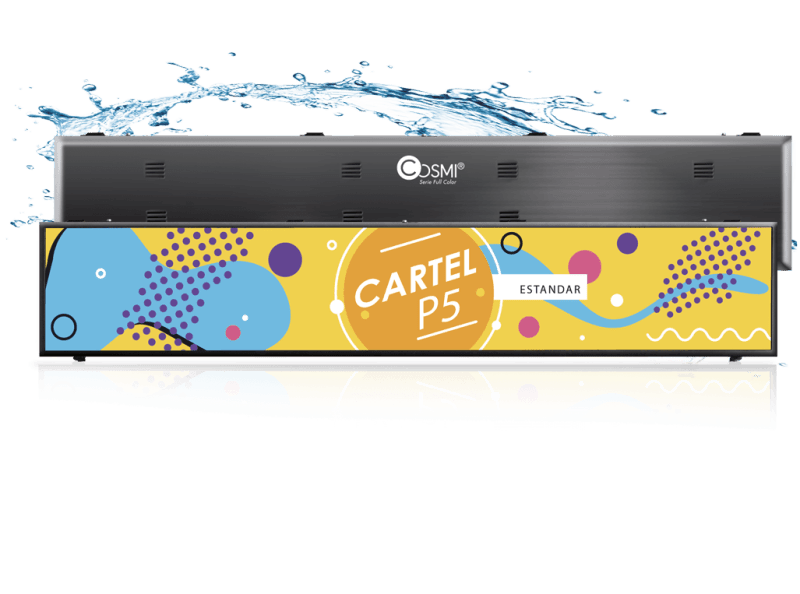 Cartel led para exterior de negocios Full Color P5