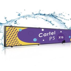 Cartel led publicidad exterior Full Color P5 X19 . Más pequeño, más versatil