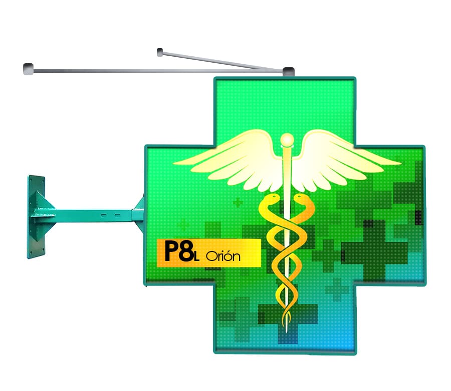 cruz p8 L orion web cross farmacia led